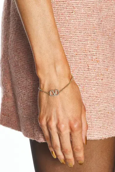 Valentino Garavani V Logo Signature Bracelet | Thumbnail 2