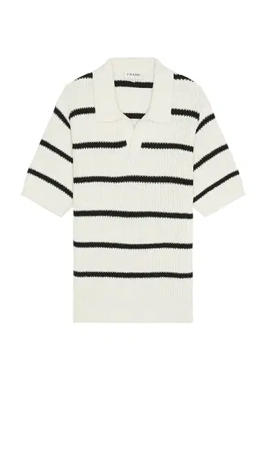 FRAME Striped Polo Sweater | Thumbnail 2