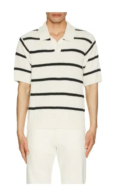 FRAME Striped Polo Sweater | Thumbnail 1