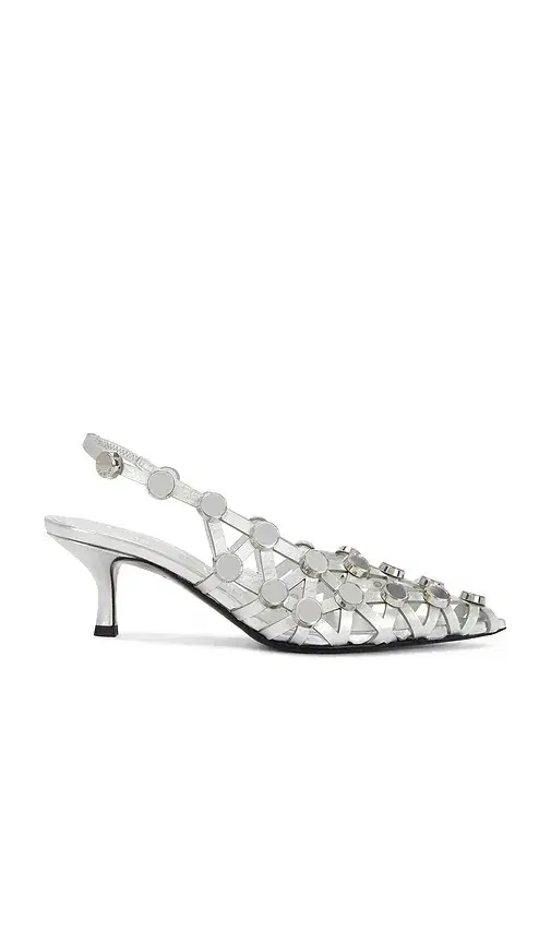 The Attico Grid 50mm Slingback