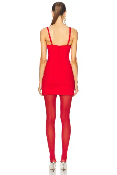 AREA Crystal Link Mini Dress | Thumbnail 5 AREA Crystal Link Mini Dress | Thumbnail 5