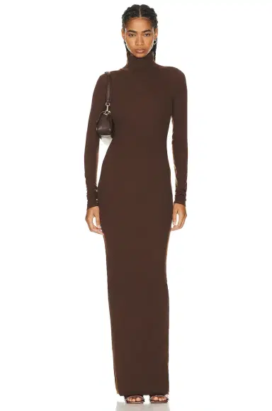 Eterne Long Sleeve Turtleneck Maxi Dress | Thumbnail 1