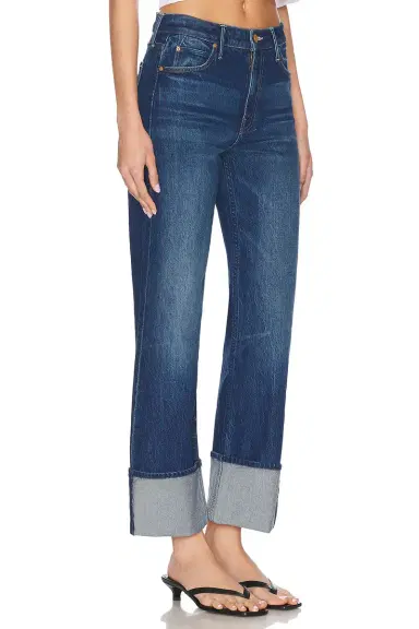 MOTHER The Checkerboard Duster Flood Cuff Jeans | Thumbnail 2 MOTHER The Checkerboard Duster Flood Cuff Jeans | Thumbnail 2
