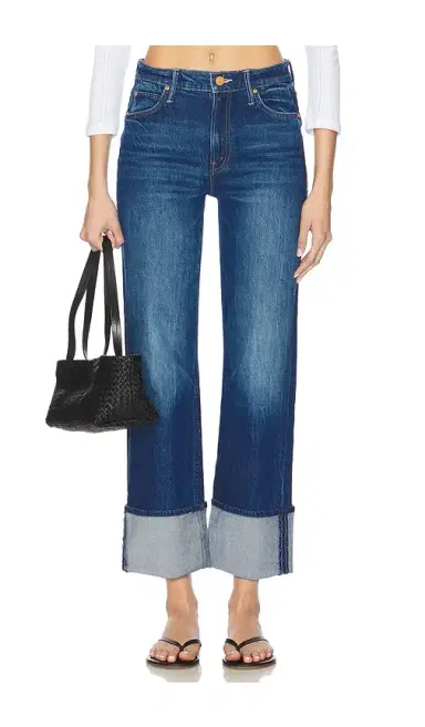 MOTHER The Checkerboard Duster Flood Cuff Jeans | Thumbnail 7 MOTHER The Checkerboard Duster Flood Cuff Jeans | Thumbnail 7