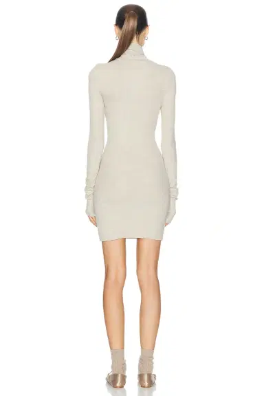 Eterne Long Sleeve Turtleneck Mini Dress | Thumbnail 3