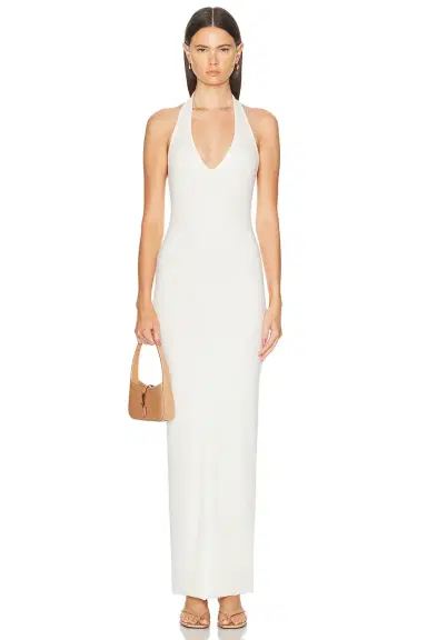 Eterne Halter Maxi Dress | Thumbnail 1