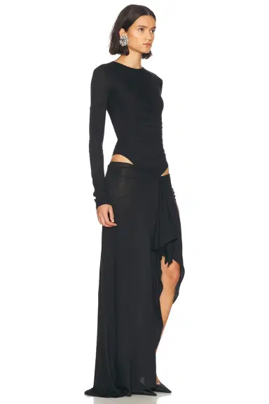 The Attico Long Sleeve Gown | Thumbnail 4