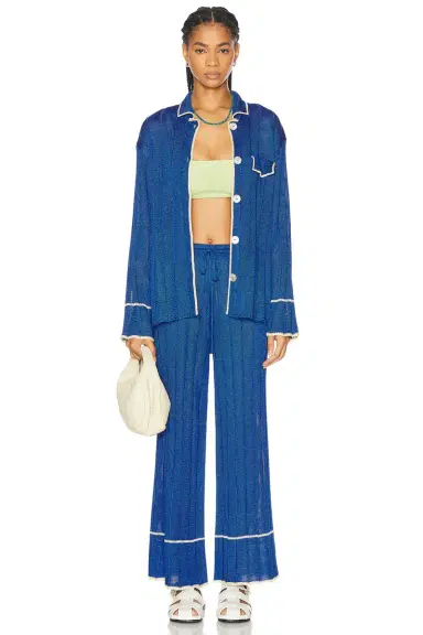 Calle Del Mar Wide Rib Pajama Pant | Thumbnail 5