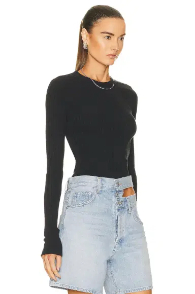 AGOLDE Alma Shrunken Crew Neck Tee | Thumbnail 4 AGOLDE Alma Shrunken Crew Neck Tee | Thumbnail 4