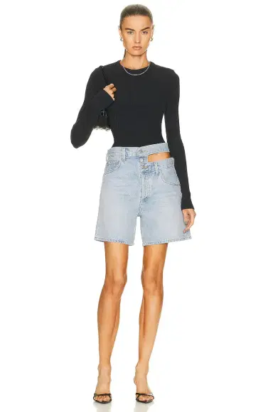 AGOLDE Alma Shrunken Crew Neck Tee | Thumbnail 6 AGOLDE Alma Shrunken Crew Neck Tee | Thumbnail 6