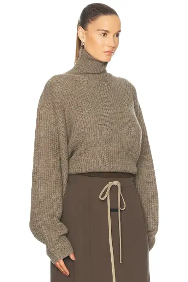 Fear of God ESSENTIALS Cropped Turtleneck Sweater | Thumbnail 2