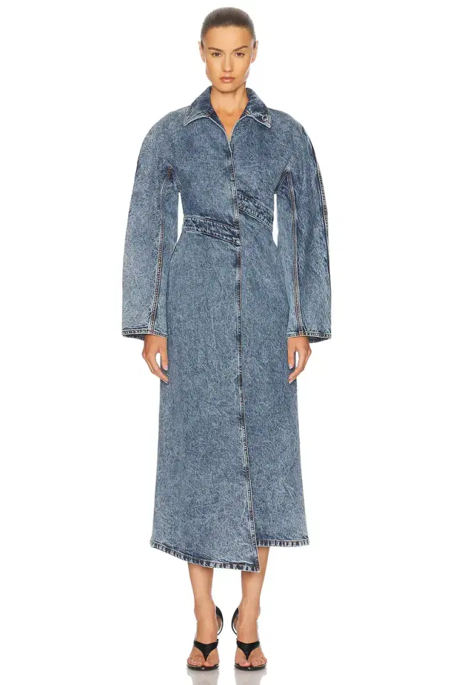 ALAÏA Spiral Trench Coat