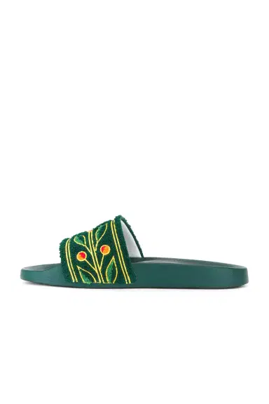 Casablanca Embroidered Terry Slider | Thumbnail 7