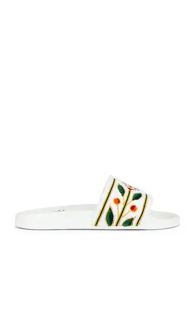 Casablanca Embroidered Terry Slider | Thumbnail 1