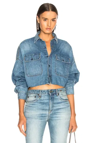R13 Cropped Shirt | Thumbnail 1