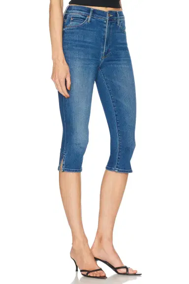 MOTHER The Stunner Zip Bunny Snip Jeans | Thumbnail 4