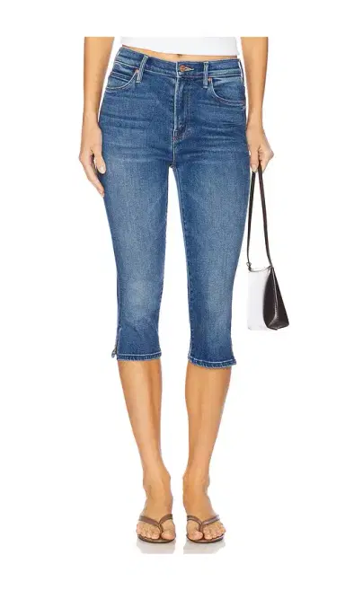 MOTHER The Stunner Zip Bunny Snip Jeans | Thumbnail 1