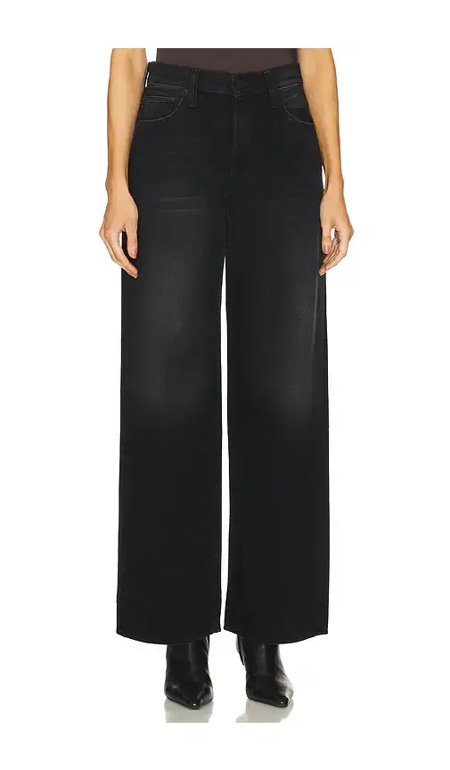MOTHER The Spinner Zip Sneak Jeans