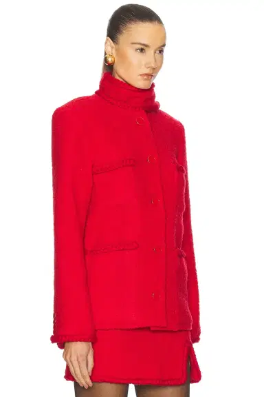 Rowen Rose Short Coat With Pockets | Thumbnail 2