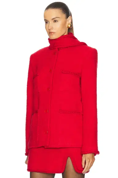 Rowen Rose Short Coat With Pockets | Thumbnail 3