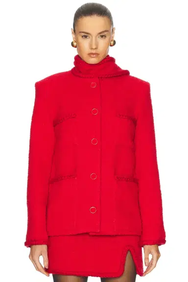 Rowen Rose Short Coat With Pockets | Thumbnail 1