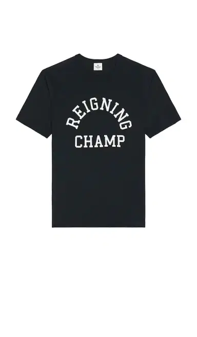 REIGNING CHAMP Lightweight Jersey Arch Logo T-Shirt | Thumbnail 4