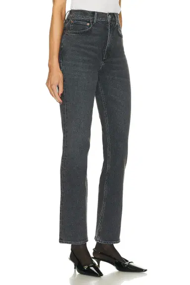 AGOLDE High Rise Stovepipe Jeans | Thumbnail 4