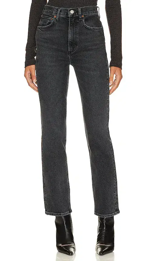 High Rise Stovepipe Jeans