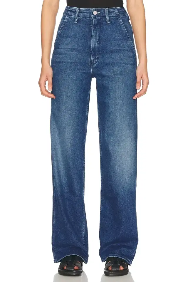 MOTHER The Major Zip Sneak Jeans