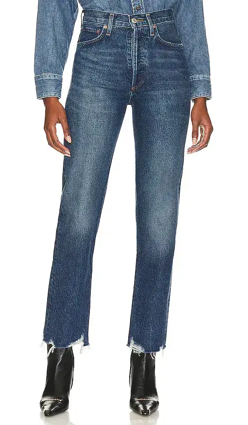 90s Pinch Waist High Rise Straight Jeans 90s Pinch Waist High Rise Straight Jeans