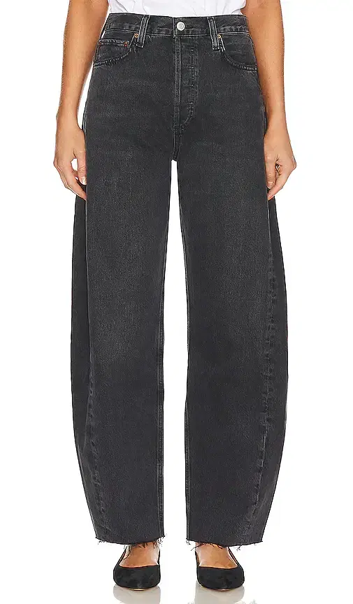 AGOLDE Luna Pieced Wide Leg Jeans
