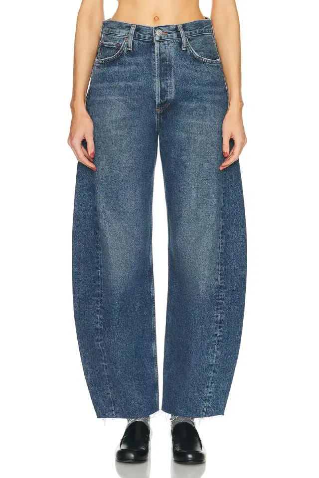 AGOLDE Luna Pieced Wide Leg Jeans