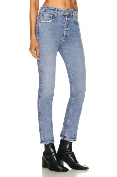 AGOLDE Riley Long Straight Jeans | Thumbnail 2