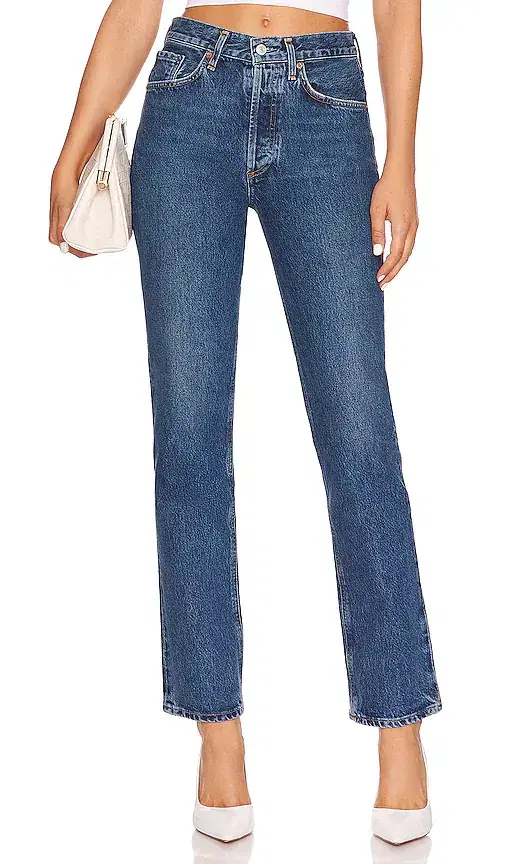Lana Mid Rise Straight Jeans