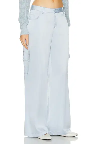 SABLYN Ronan Wide Leg Silk Cargo Pant | Thumbnail 2