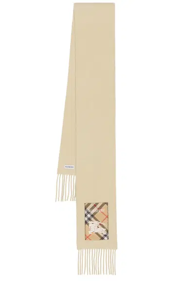Burberry Solid Label Scarf | Thumbnail 1