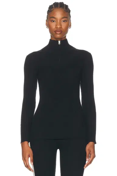 Varley Demi Half Zip Knit Top | Thumbnail 2