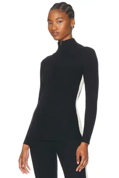 Varley Demi Half Zip Knit Top | Thumbnail 1