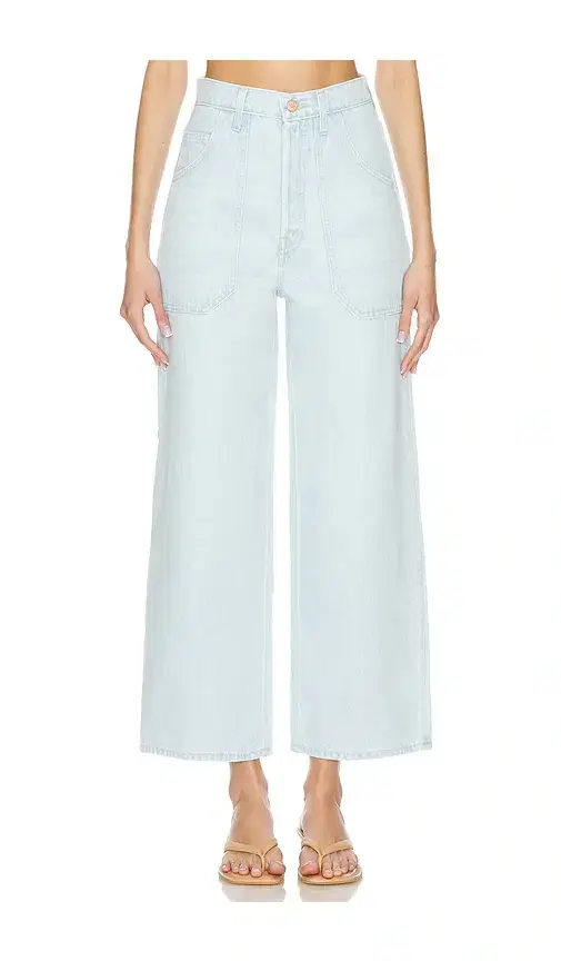 MOTHER High Waisted Smoothie Carpenter Ankle Jeans
