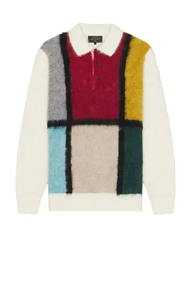Beams Plus Knit Polo Collar Line | Thumbnail 1