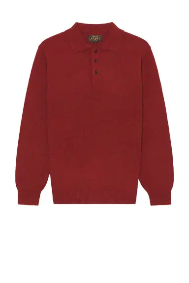 Beams Plus Knit Polo 9G Sweater | Thumbnail 4 Beams Plus Knit Polo 9G Sweater | Thumbnail 4