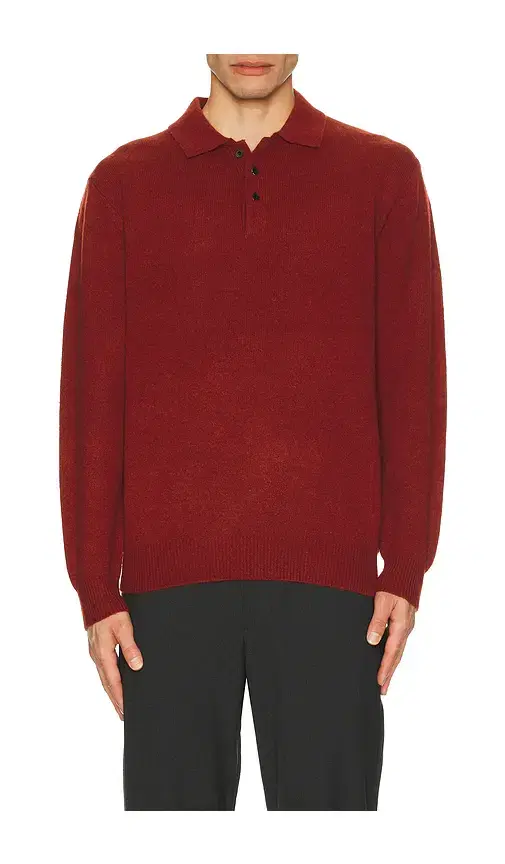 Knit Polo 9G Sweater