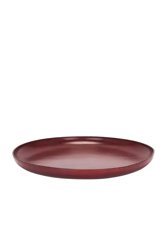Molded Leather Oversized Tray