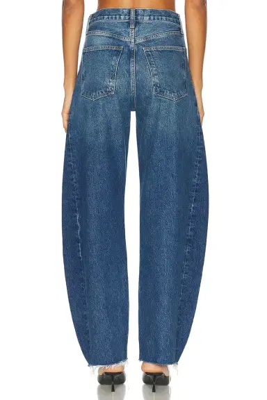 AGOLDE Luna Pieced High Rise Curved Taper Jeans | Thumbnail 6