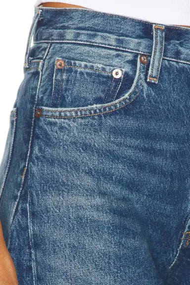 AGOLDE Luna Pieced High Rise Curved Taper Jeans | Thumbnail 8