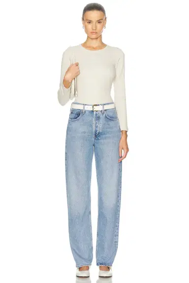 AGOLDE Kelly High Rise Relaxed Straight Jeans | Thumbnail 7
