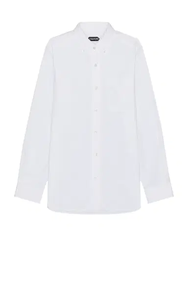 TOM FORD Washed Stretch Oxford Slim Fit Leisure Shirt | Thumbnail 1
