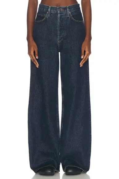 AGOLDE Dame High Rise Wide Leg Jeans | Thumbnail 1