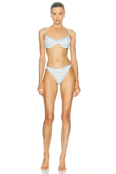 Heavy Manners X Elsa Hosk Ruffled Up Underwire Bikini Top | Thumbnail 4 Heavy Manners X Elsa Hosk Ruffled Up Underwire Bikini Top | Thumbnail 4