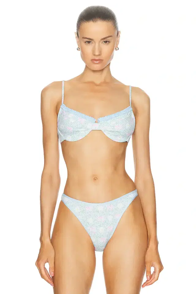 Heavy Manners X Elsa Hosk Ruffled Up Underwire Bikini Top